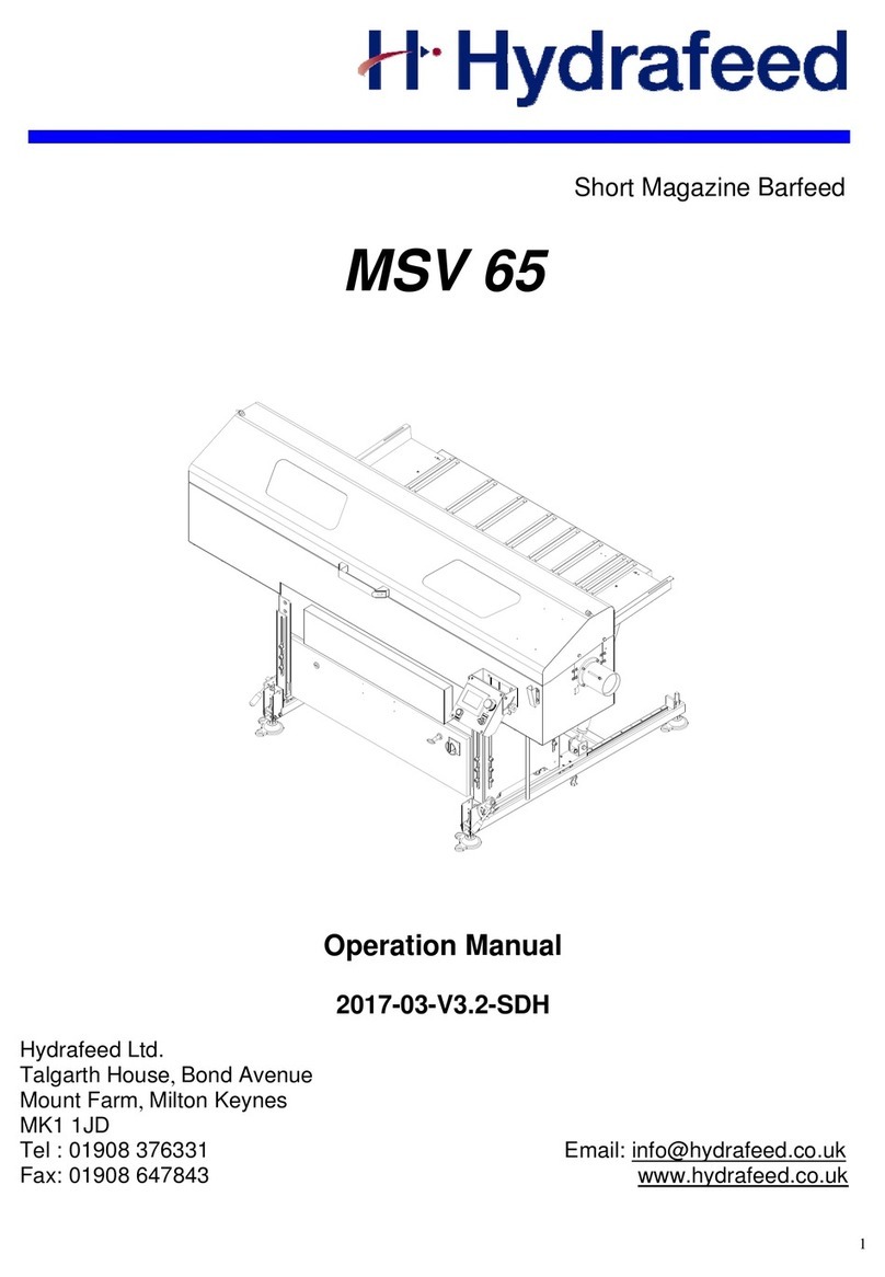 Hydrafeed MSV 65 Operation manual