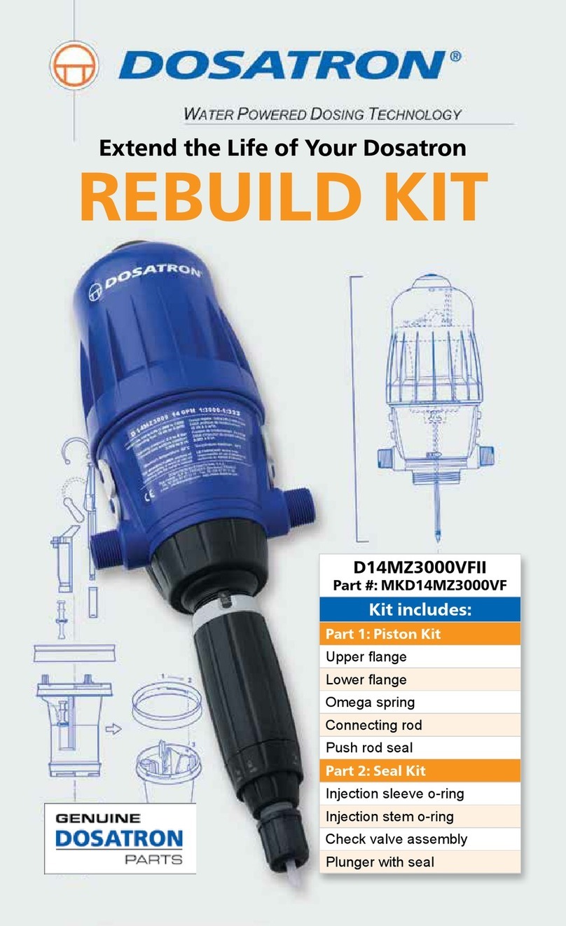 dosatron D14MZ3000VFII User manual