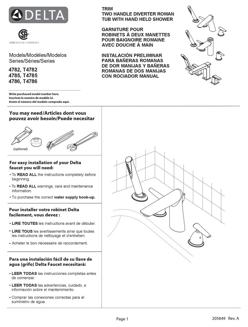 Delta Rhythm 4782 Series User manual
