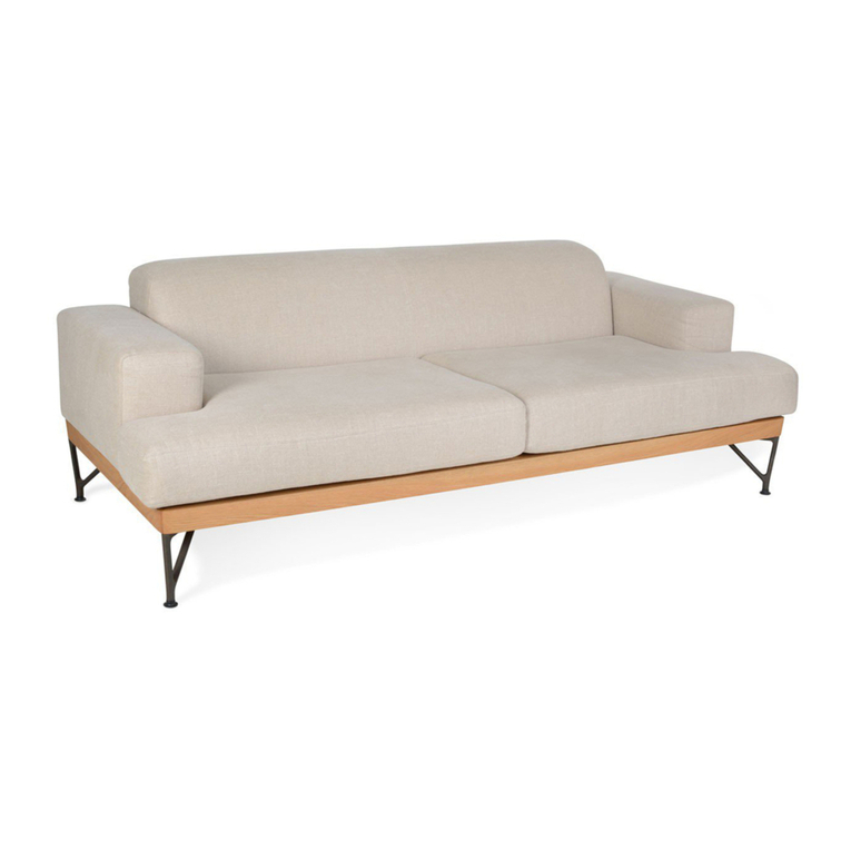 De La Espada ARMSTRONG SOFA Assembly instructions De La Espada ARMSTRONG SOFA Assembly instructions