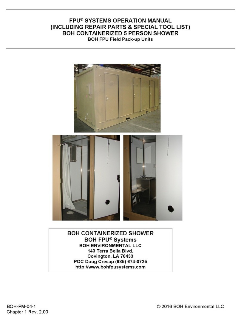 BOH Enviromental FPU SYSTEMS 99000457-UG Operation manual