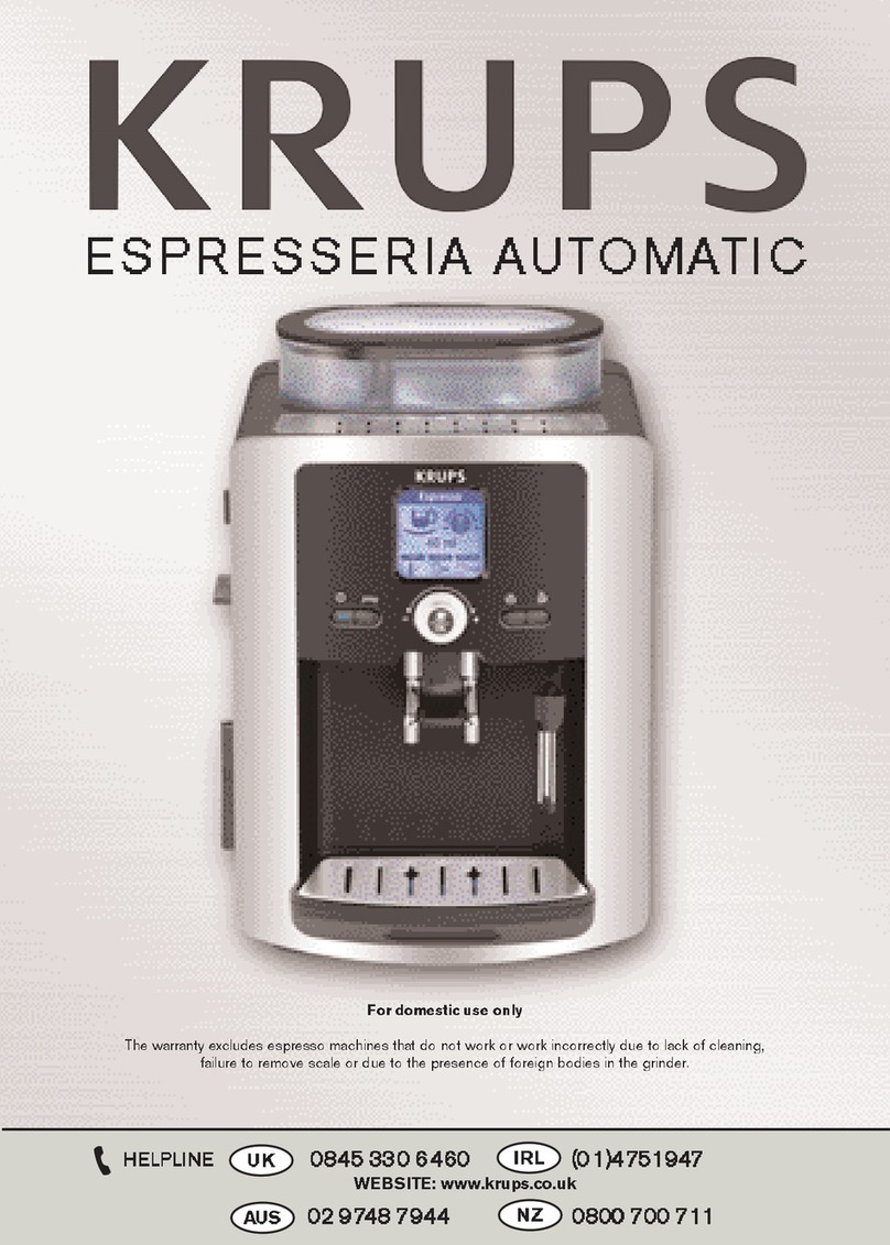 Krups ESPRESSERIA AUTOMATIC User manual