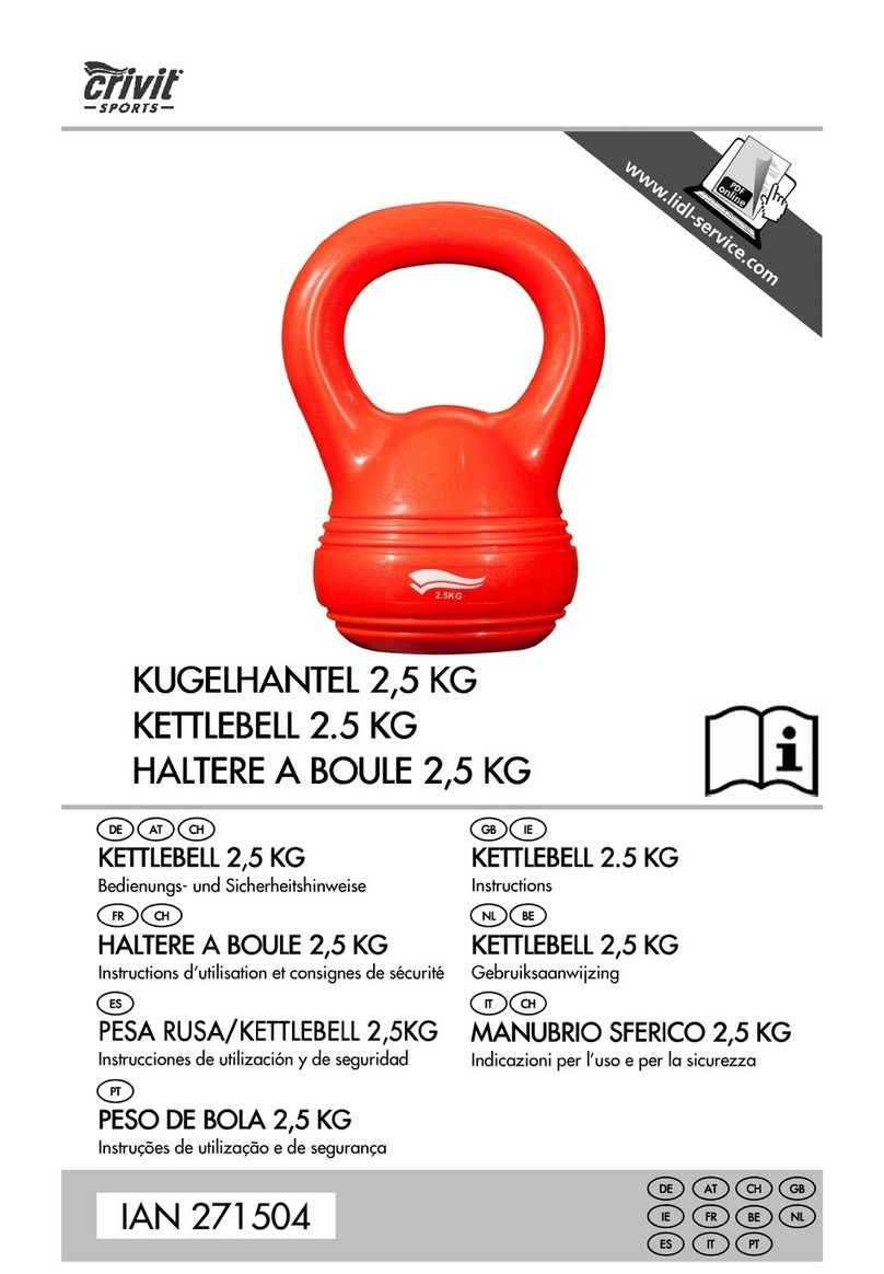 Crivit 271504 Usage instructions and safety information