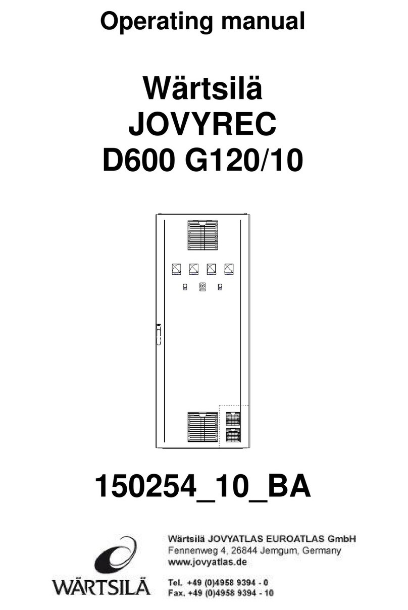 WÄRTSILÄ JOVYREC D600 G120/10 operating manual WÄRTSILÄ JOVYREC D600 G120/10 operating manual