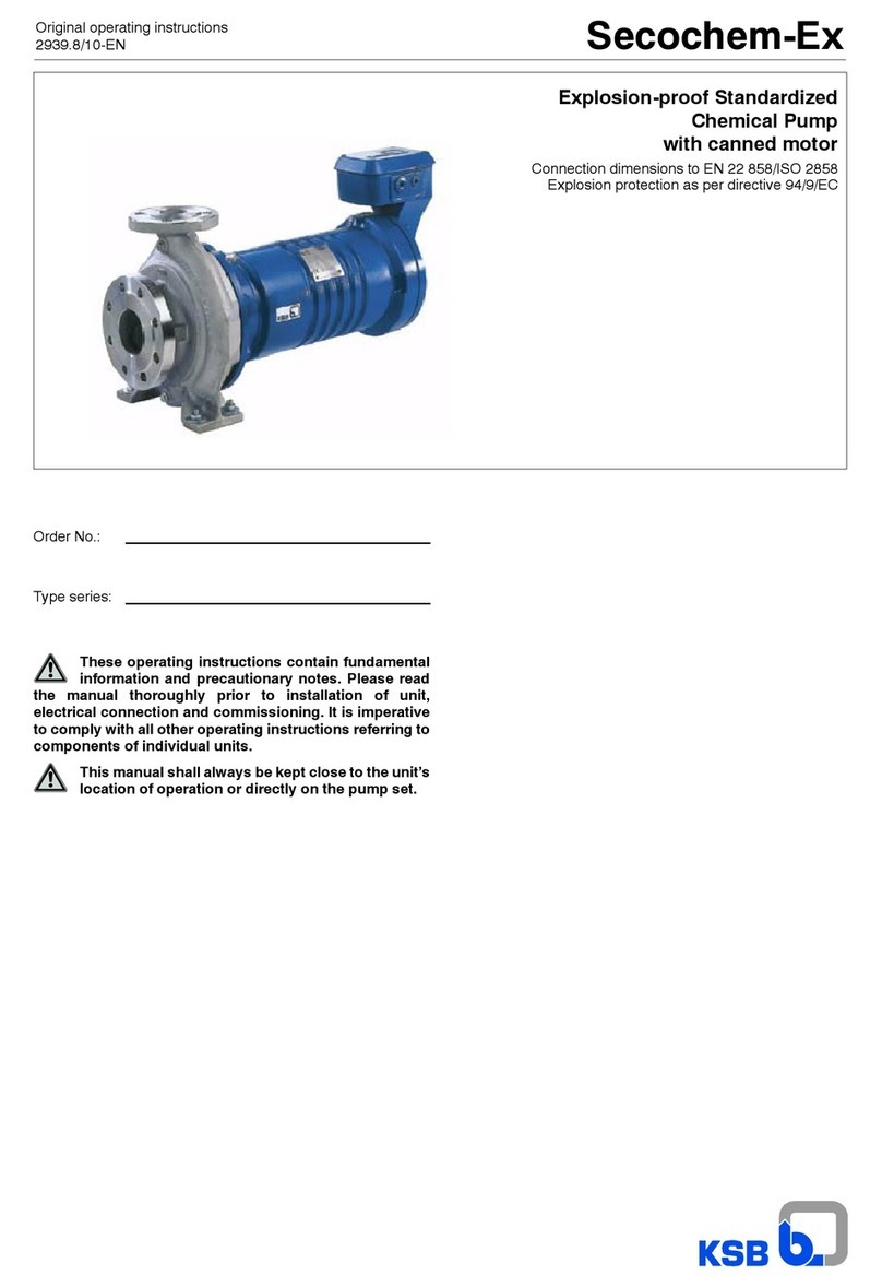 KSB Secochem-Ex User manual