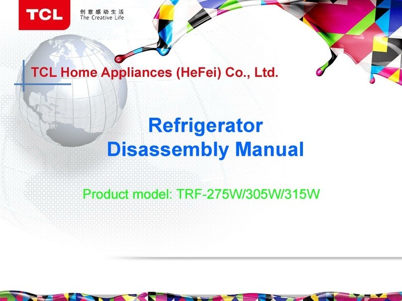 TCL TRF-275W Installation instructions