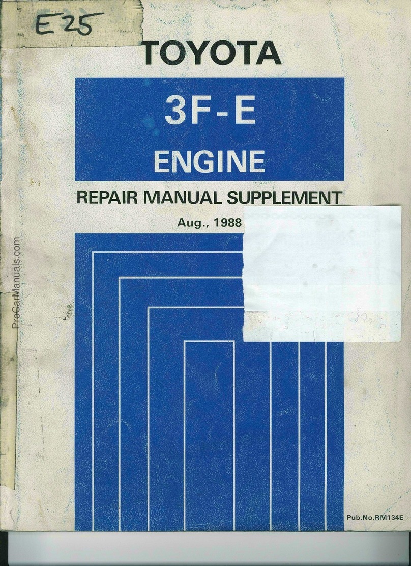Toyota 3F-E Operating instructions