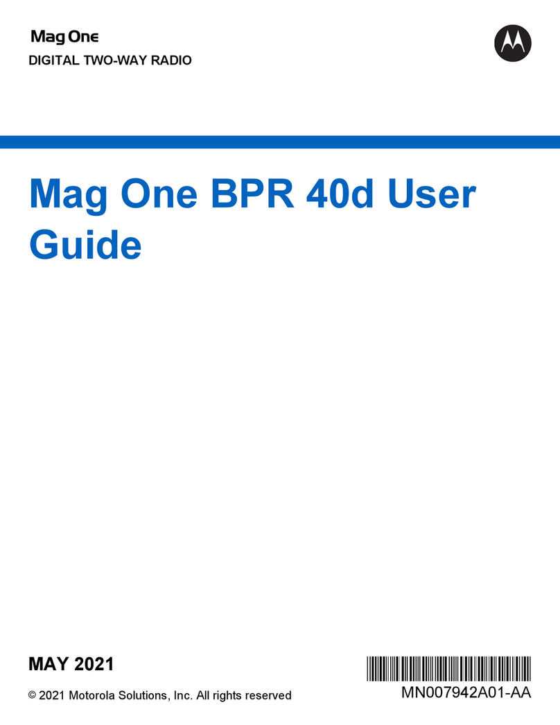 Mag One BPR 40d user guide