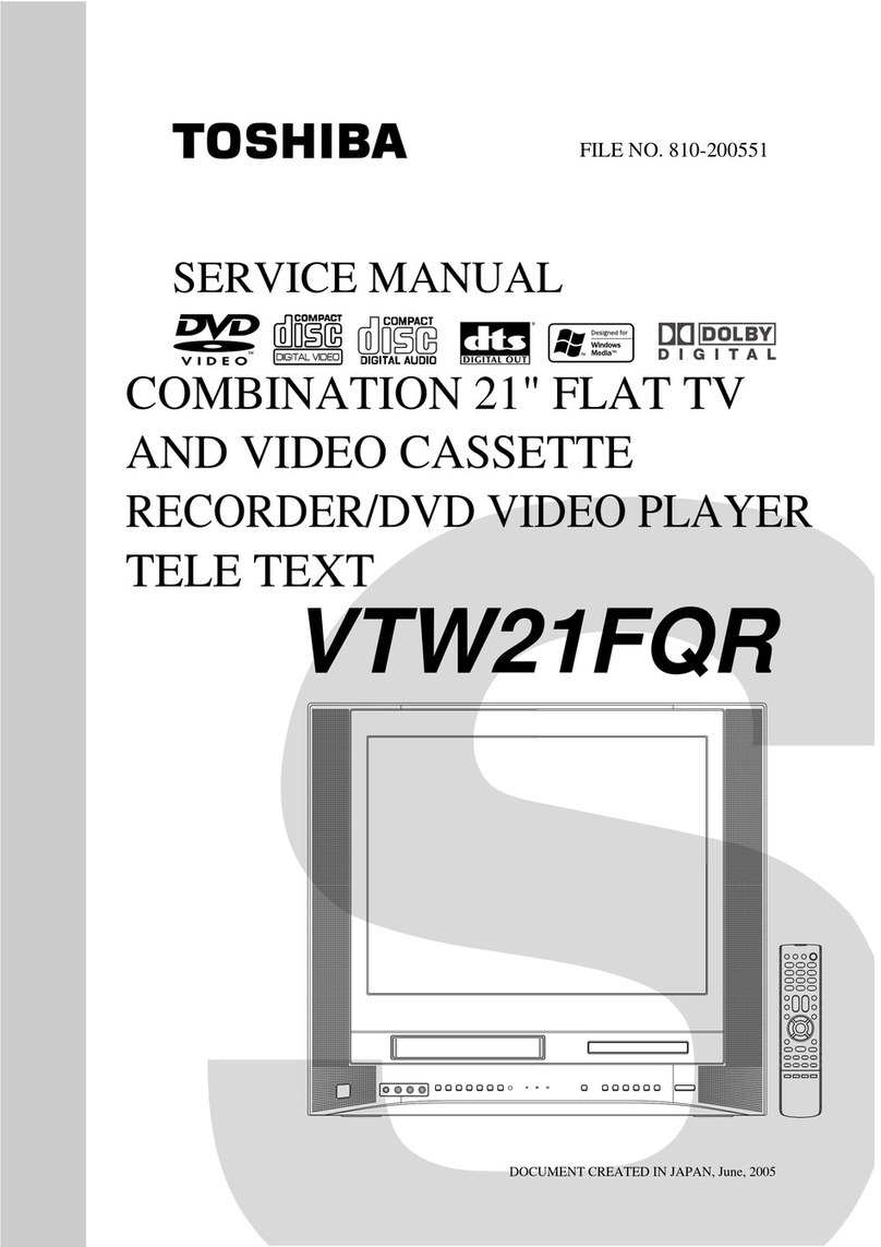 Toshiba VTW21FQR User manual