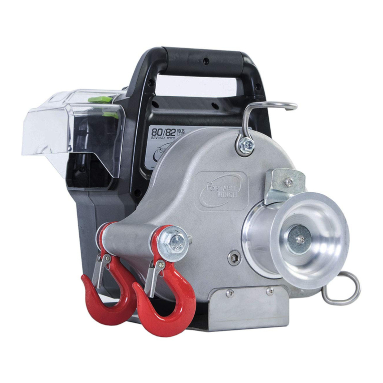 Portable Winch PCW3000 User manual