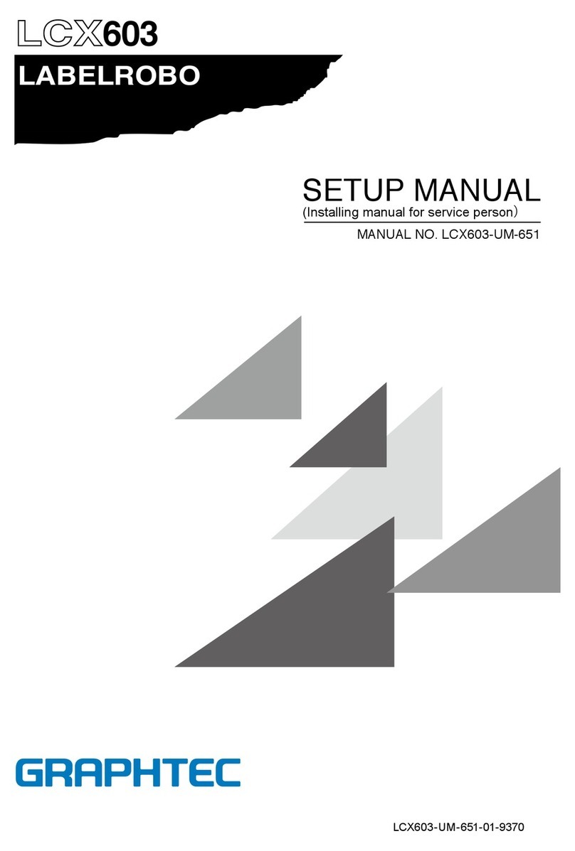 GRAPHTEC LABELROBO LCX603 Setup manual