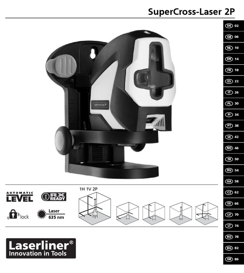 LaserLiner SuperCross-Laser 2P manual