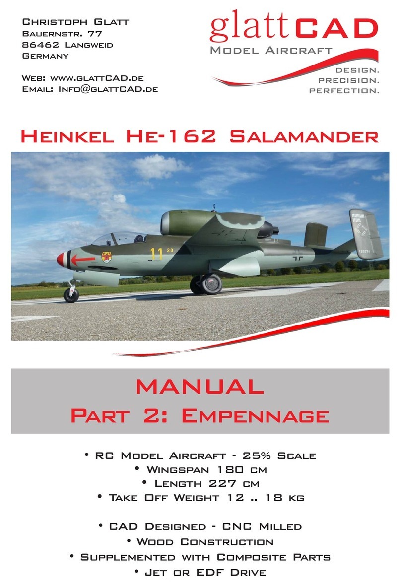 glattCAD HEINKEL HE-162 SALAMANDER manual