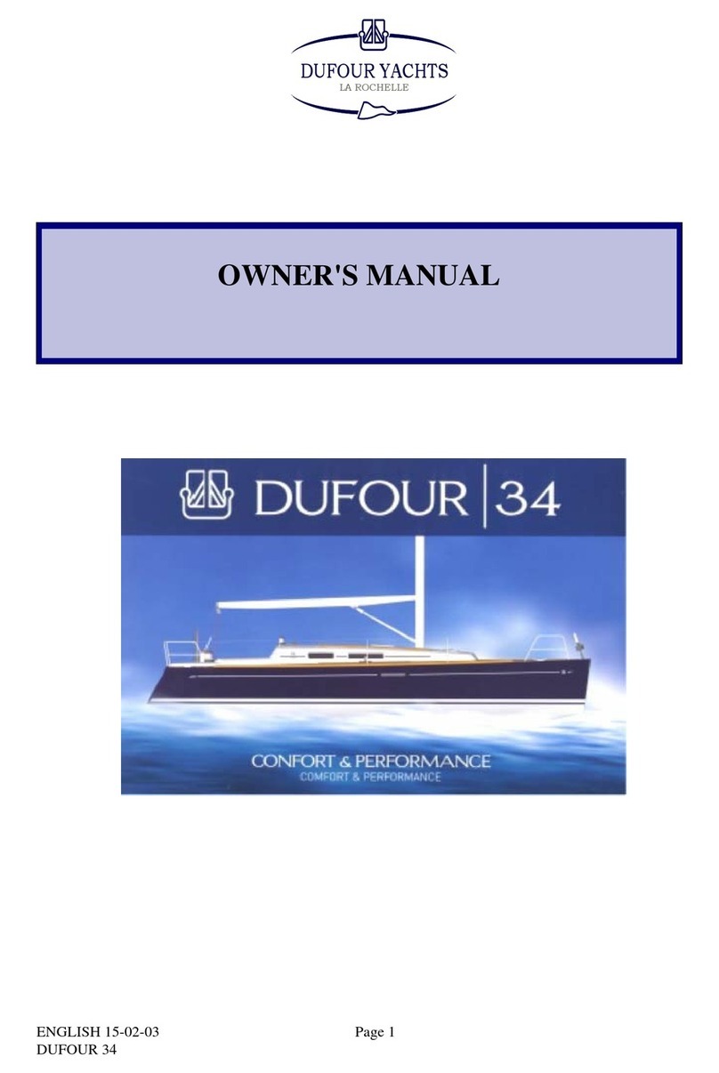 Dufour Yachts DUFOUR 34 owner's manual Dufour Yachts DUFOUR 34 owner's manual