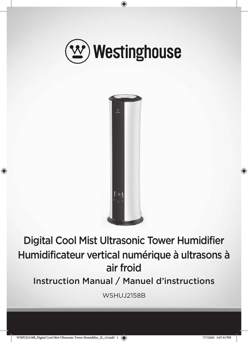 Westinghouse WSHUJ2158B instruction manual