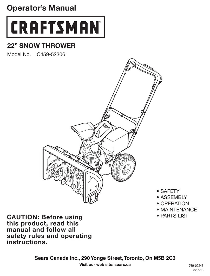 Craftsman C459-52306 Operator's manual