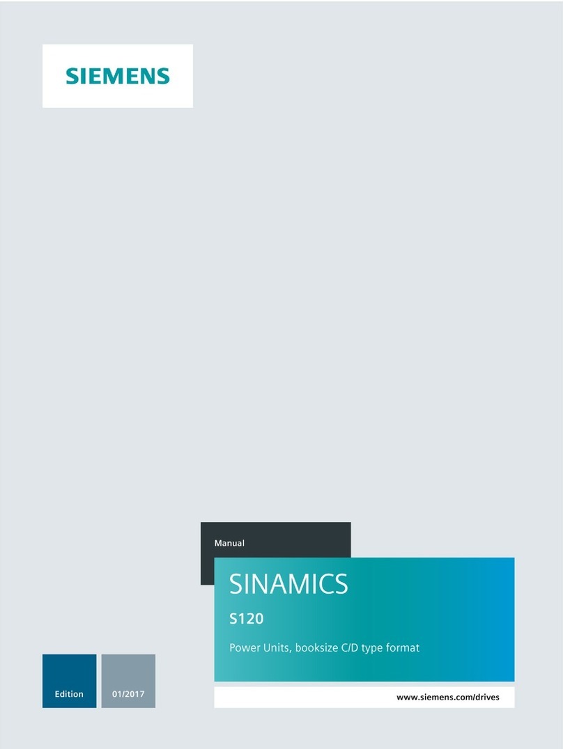 Siemens SINAMICS S120 User manual Siemens SINAMICS S120 User manual