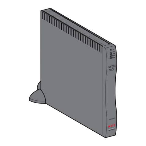 MGE UPS Systems Pulsar ES 5+ user manual