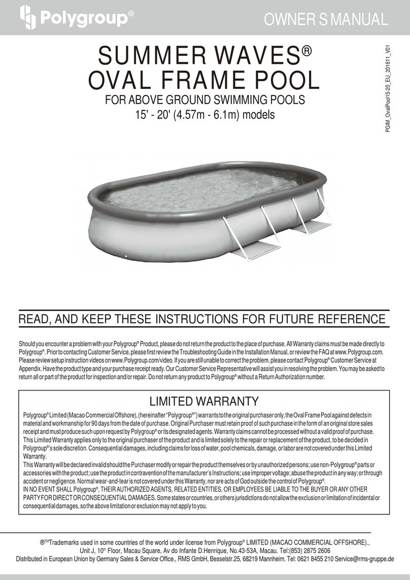 Polygroup SUMMER WAVES 15' User manual