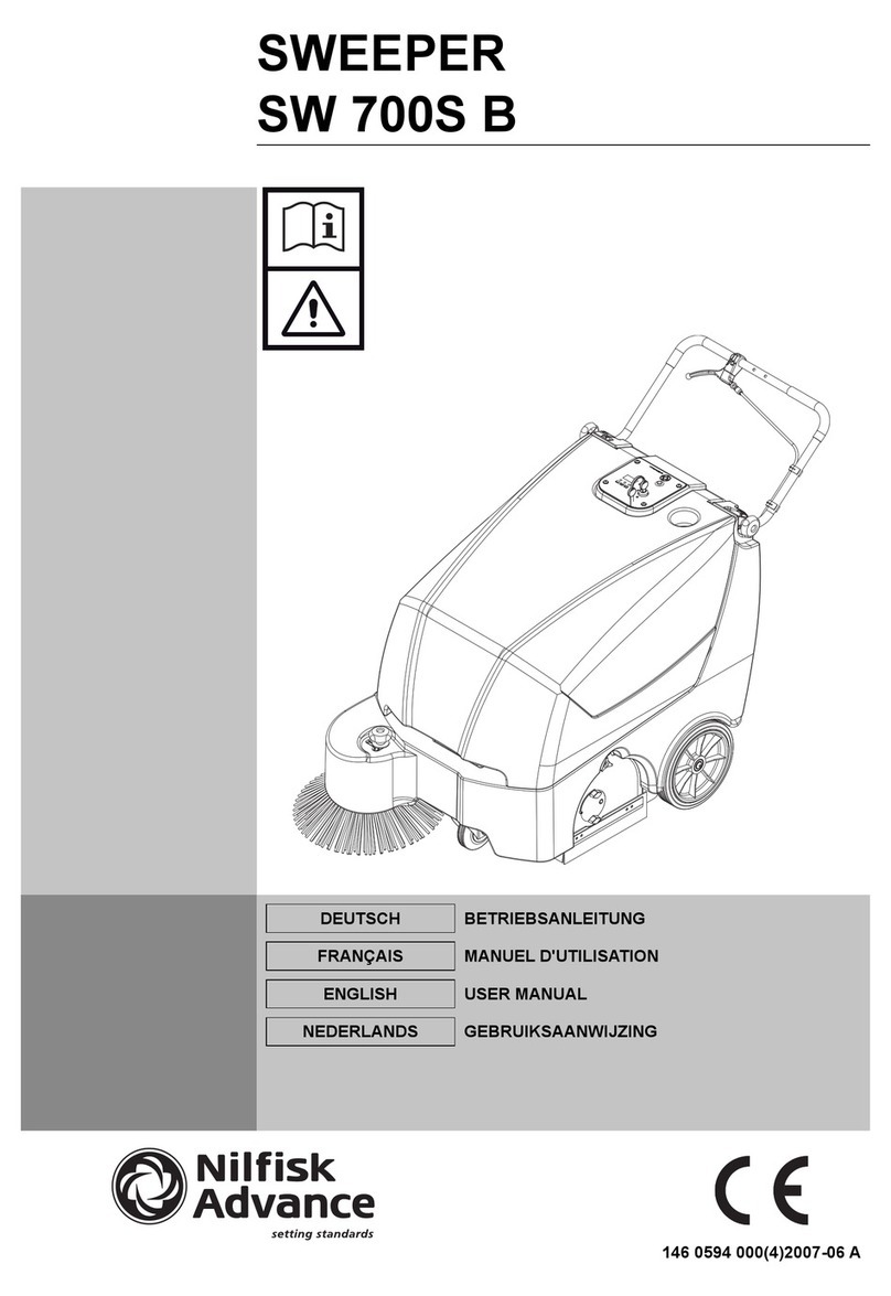 Nilfisk-Advance SW 700S B user manual