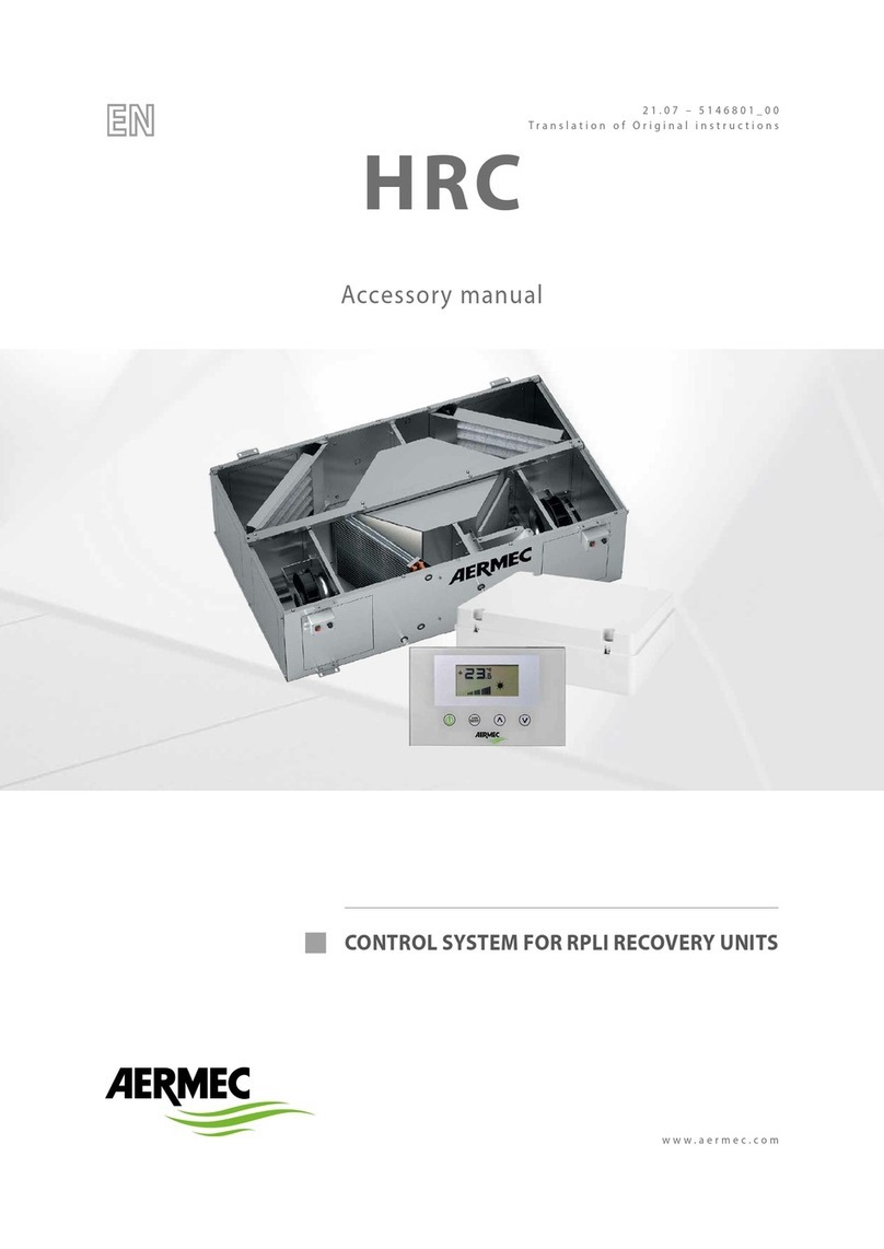 AERMEC HRC Accessory manual