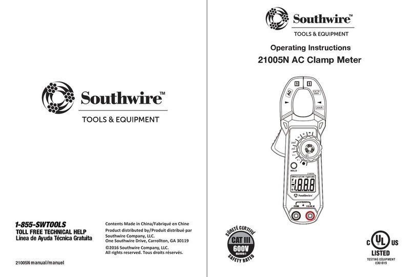 Southwire 21005N operating instructions