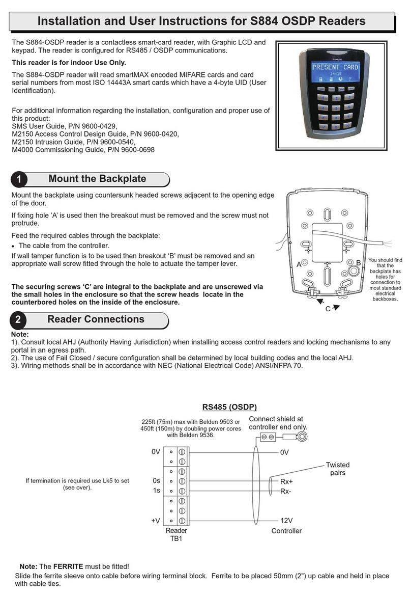 Symmetry Javelin S884 Installation and user instructions