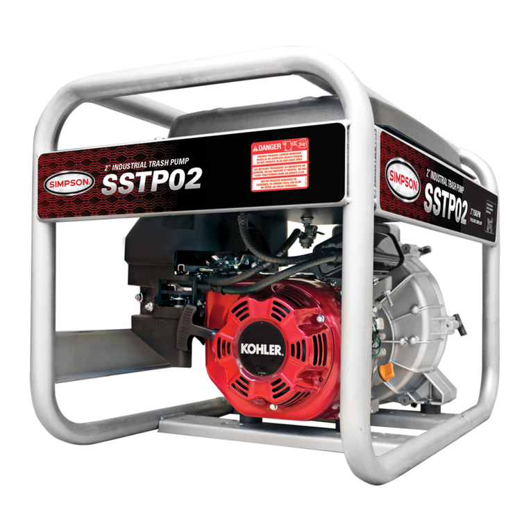 Simpson SSTP02 use and care manual