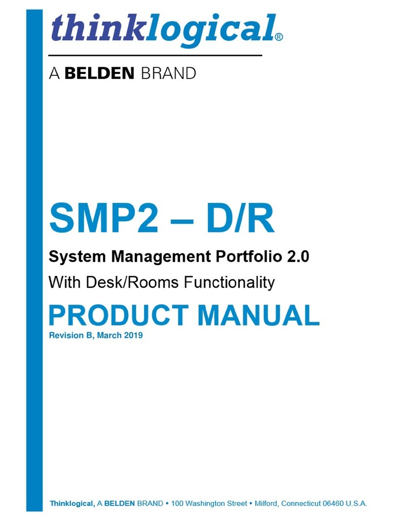 Belden thinklogical SMP2-D/R User manual