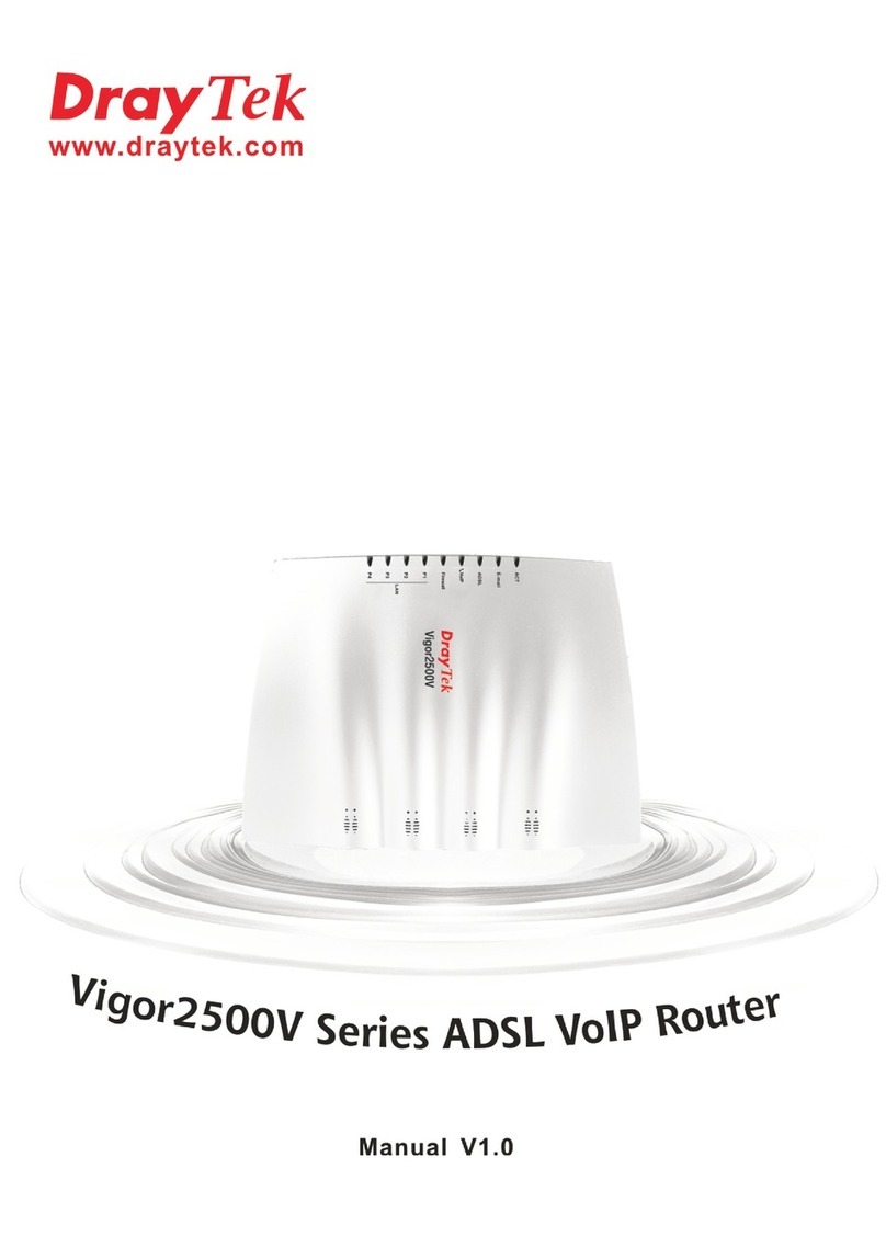 Draytek Vigor2500V manual