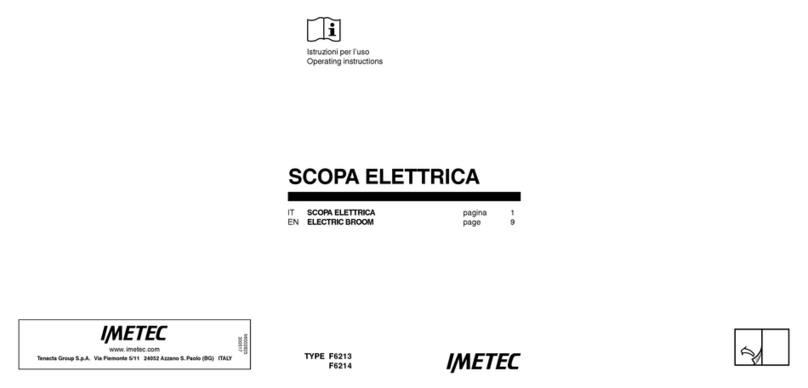 Imetec F6213 operating instructions