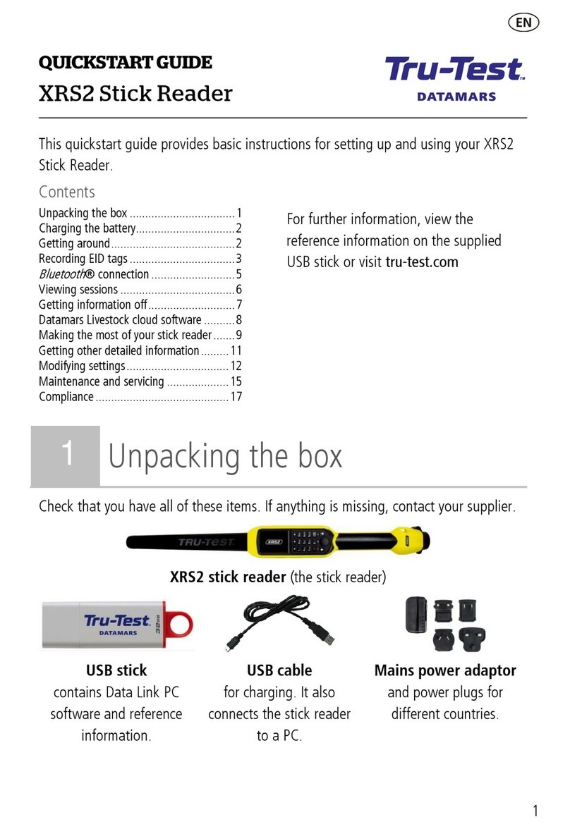 Tru-Test XRS2 Stick Reader User manual