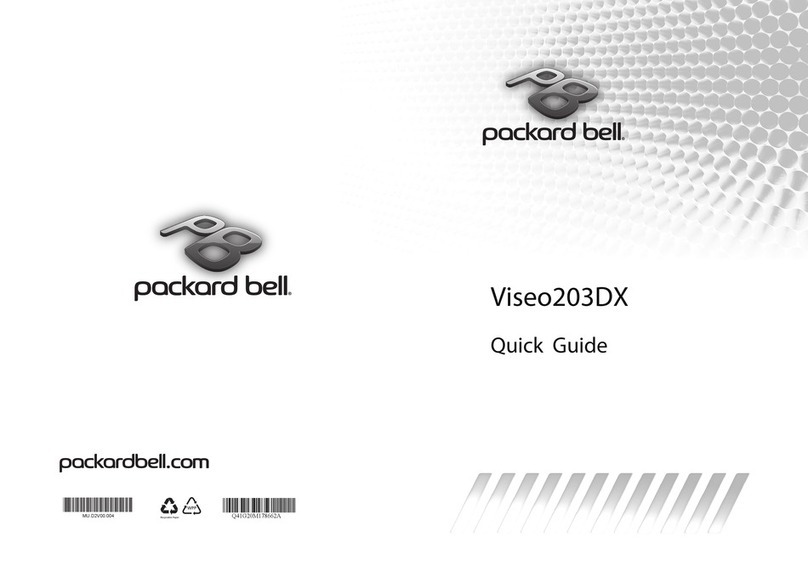 Packard Bell Viseo203DX User manual