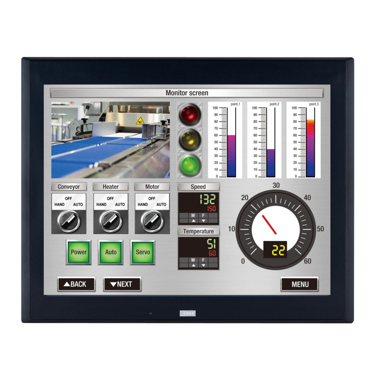IDEC MICRO/I HG4G-CJT22 F-B Series User manual