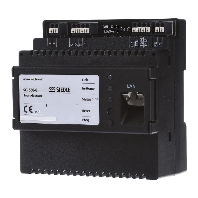 SSS Siedle Smart Gateway Professional manual SSS Siedle Smart Gateway Professional manual