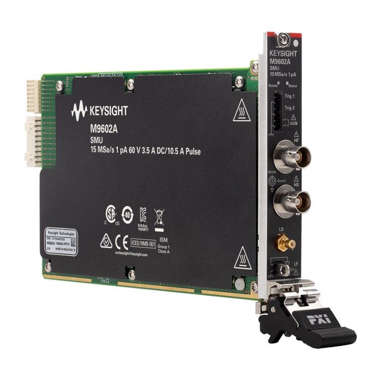 Keysight M9602A PXIe User guide