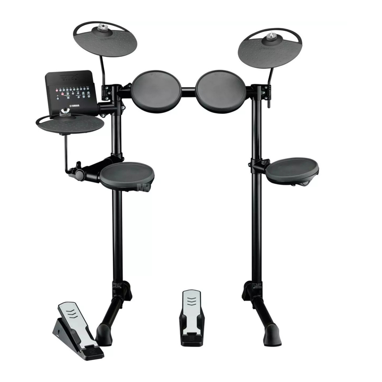 Yamaha DTX400 Series Mounting instructions