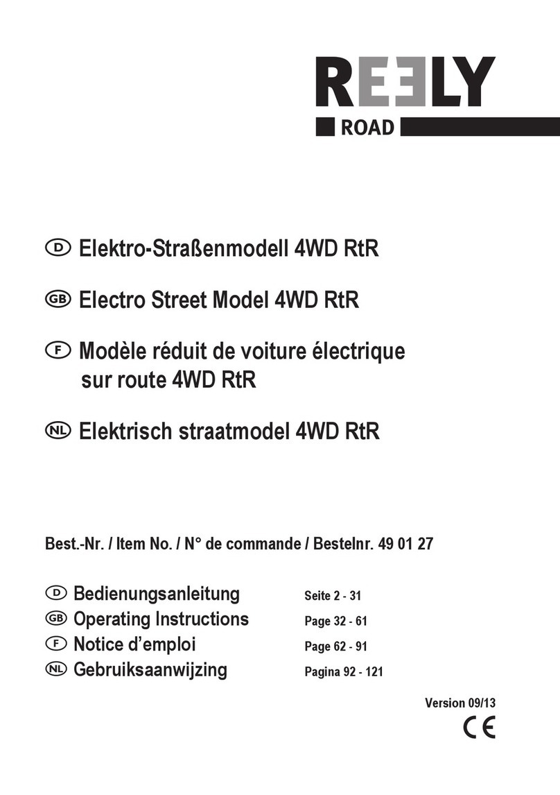 Reely ROAD Electro Street 4WD RtR operating instructions Reely ROAD Electro Street 4WD RtR operating instructions