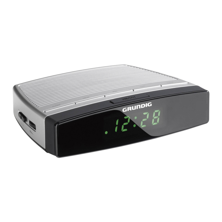 Grundig Sonoclock 390 User manual Grundig Sonoclock 390 User manual