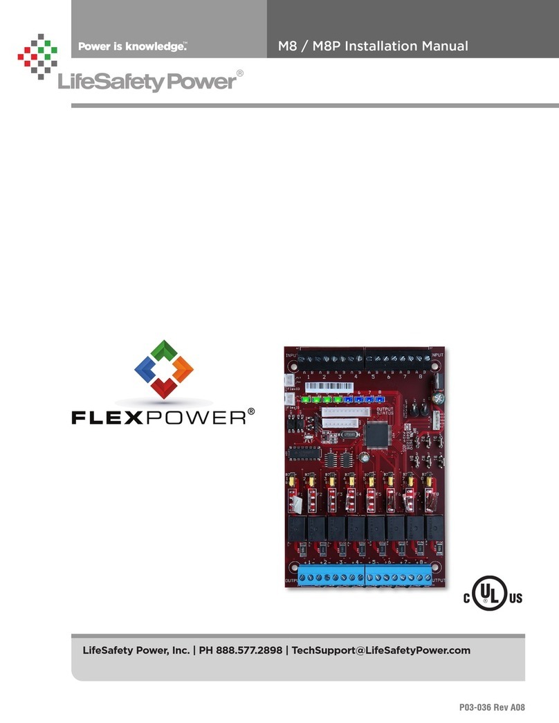 LifeSafety Power M8 User manual