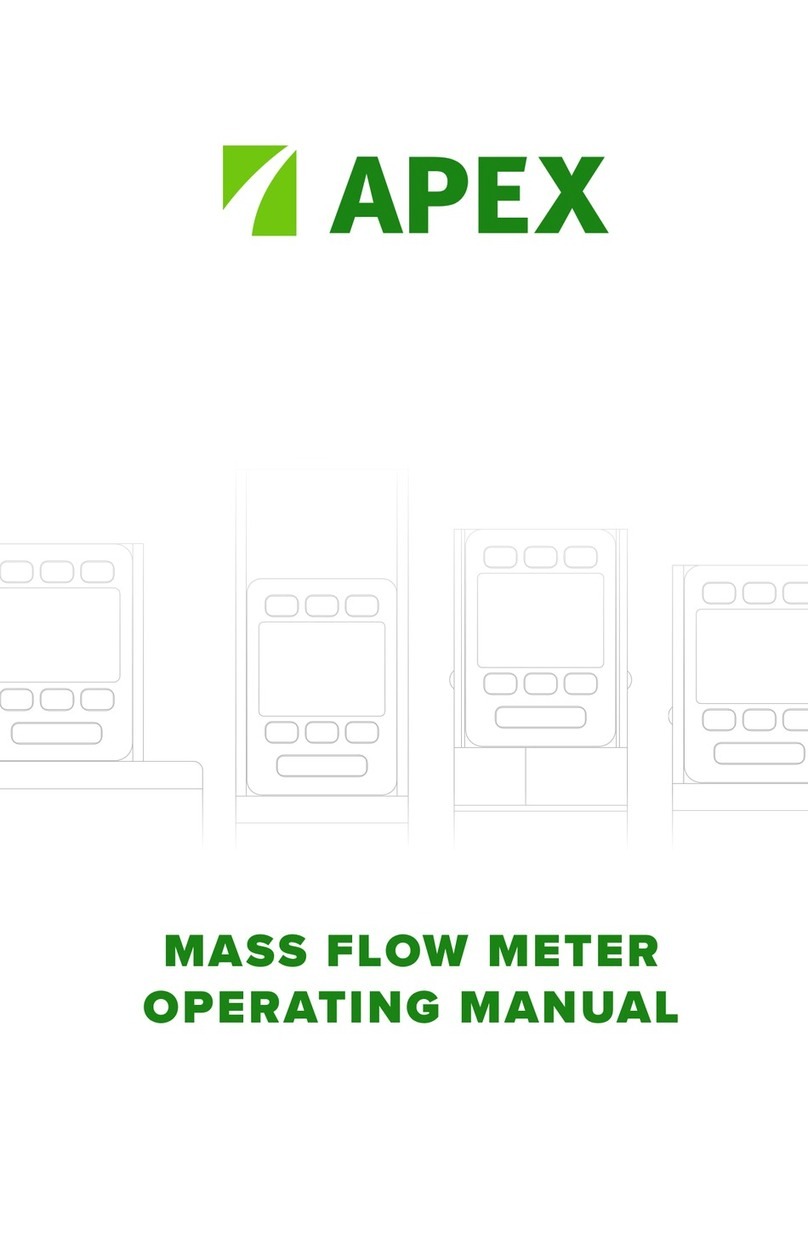 Apex Digital MASS FLOW METER operating manual
