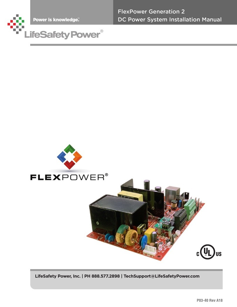 LifeSafety Power FlexPower Generation 2 User manual