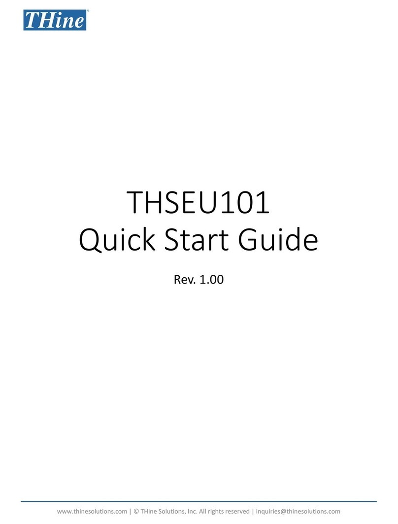 THine THSEU101 quick start guide THine THSEU101 quick start guide