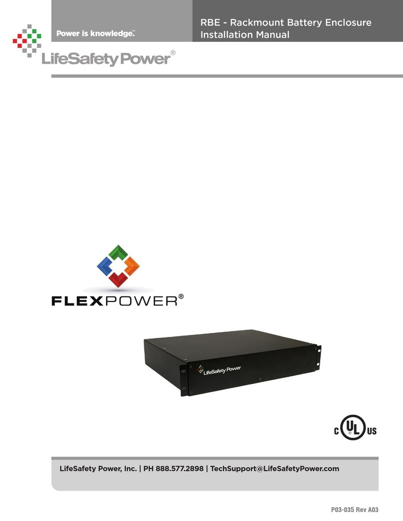 LifeSafety Power Flexpower RBE installation manual
