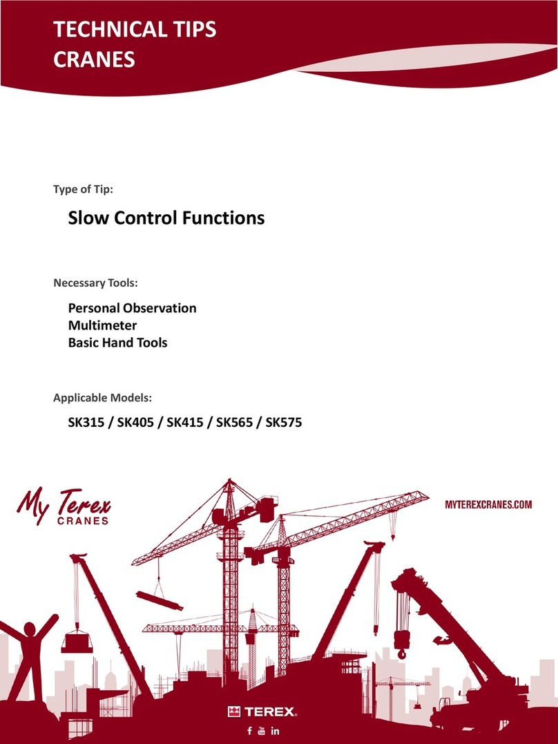 Terex SK315 Assembly instructions Terex SK315 Assembly instructions