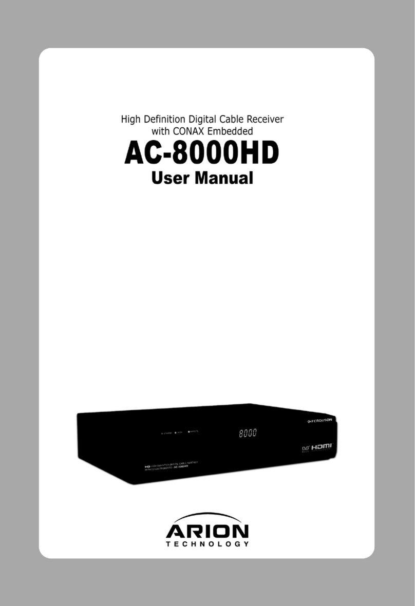 Arion AC-8000HD user manual