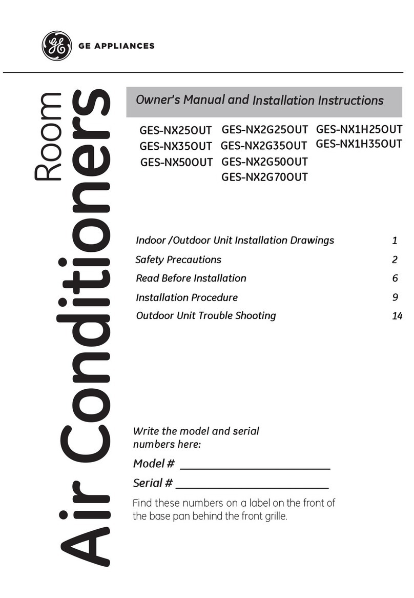 GE GES-NX25OUT Operating instructions