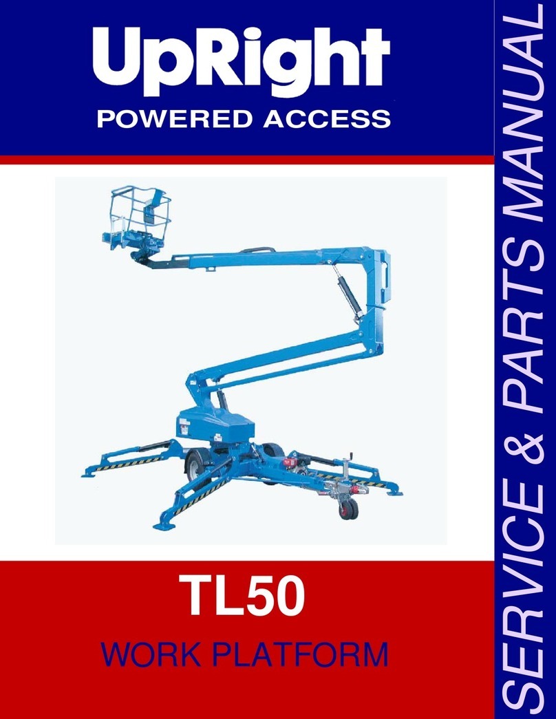 Upright TL50 Service & parts manual Upright TL50 Service & parts manual