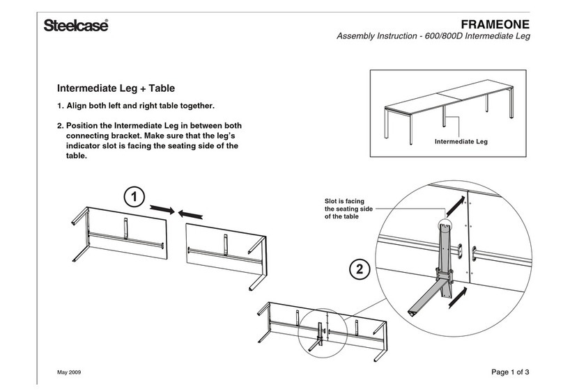 Steelcase FrameOne User manual Steelcase FrameOne User manual