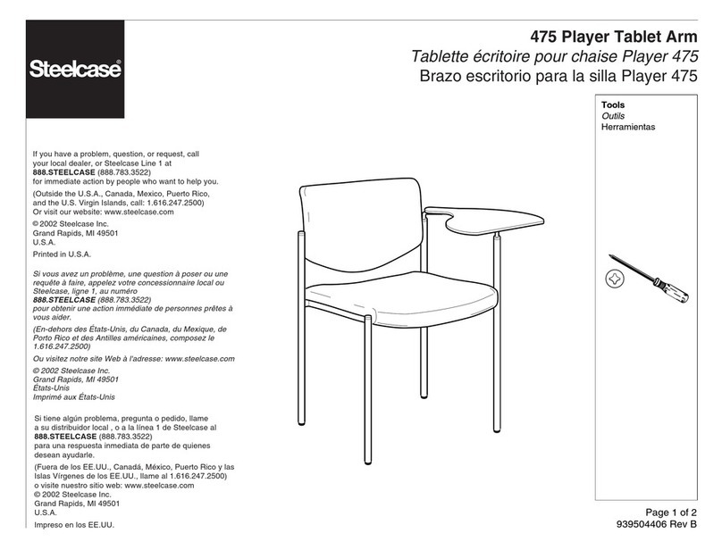 Steelcase Player 475 quick guide